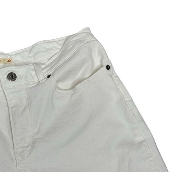 Levi’s white denim classic Bermuda shorts size 30 - Picture 5 of 13
